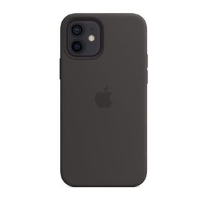 Apple iPhone 12 and 12 Pro silicone case w magsafe - black